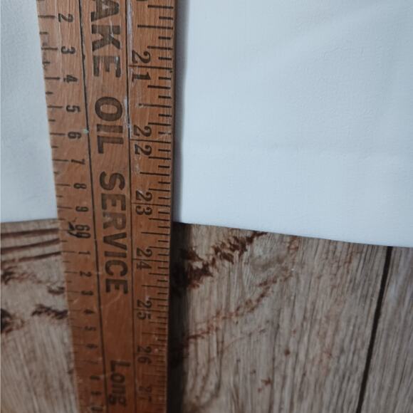 Ellen Tracy White Pencil Skirt Size 10 - Picture 6 of 8
